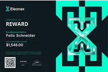 Felix S's certificate