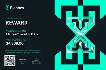 Muhammad K's certificate